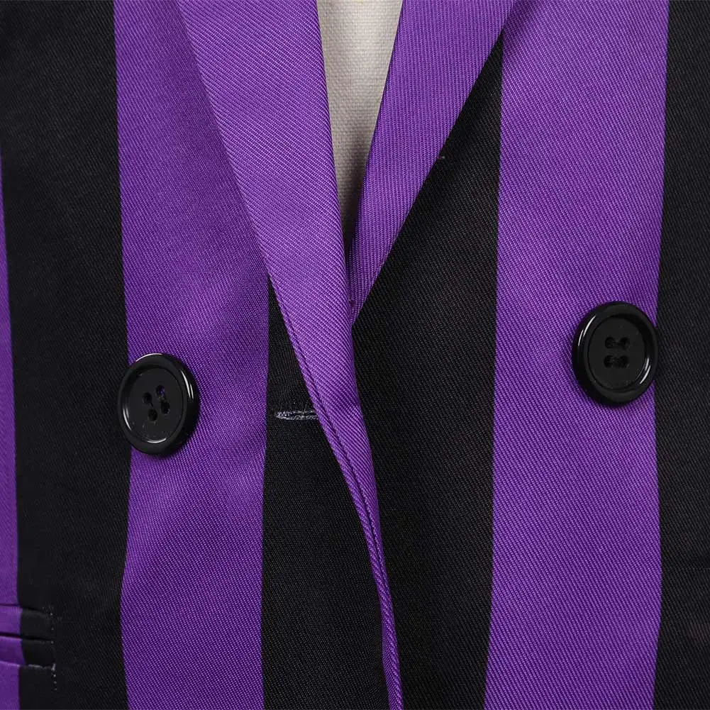 Kinder Wednesday Addams Cosplay Bianca Barclay Schuluniform Outfits Halloween Karneval Kostüm – Bild 8