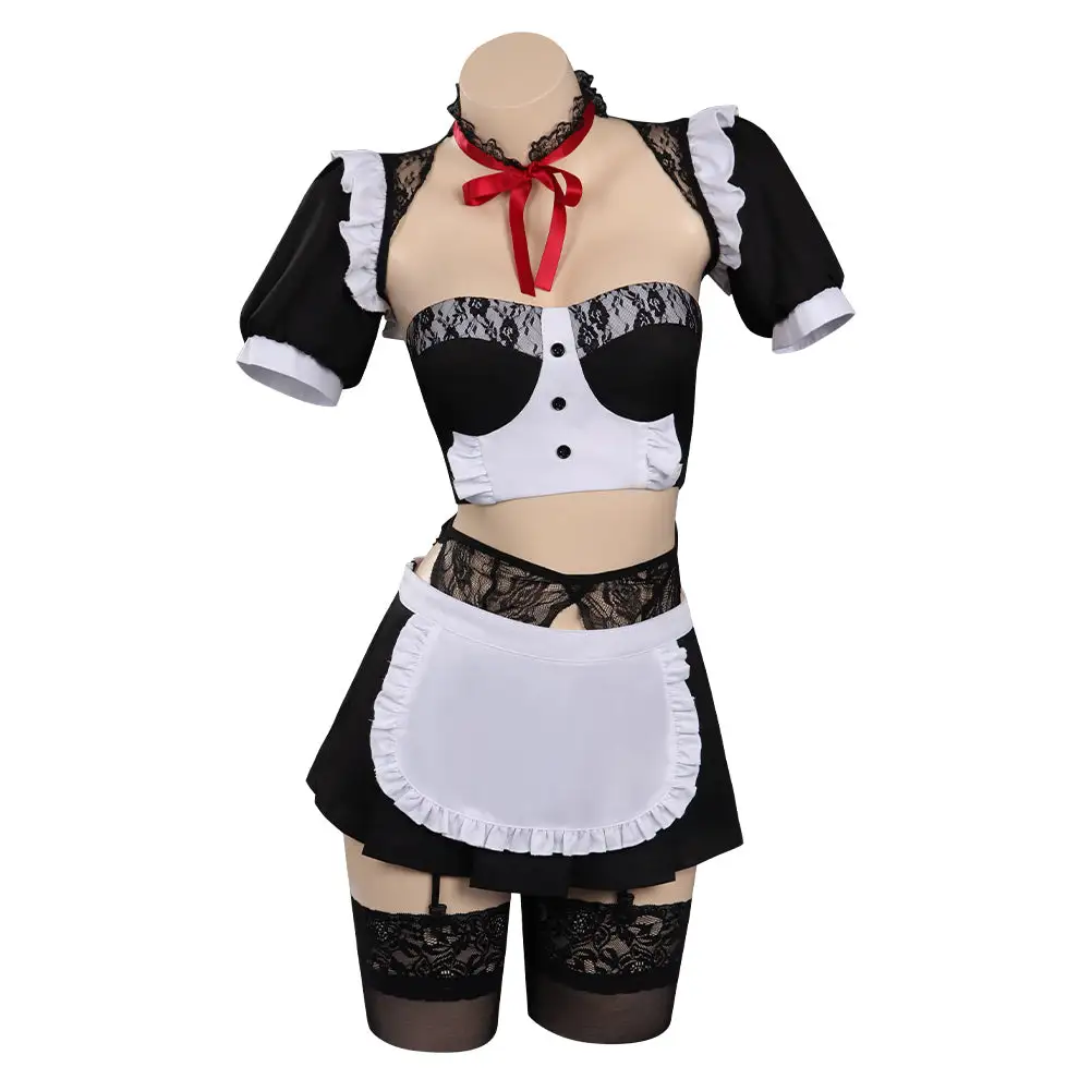 My Dress-Up Darling Kitagawa Marin Cosplay Kostüm Maid Kleid Halloween Karneval Outfits – Bild 2