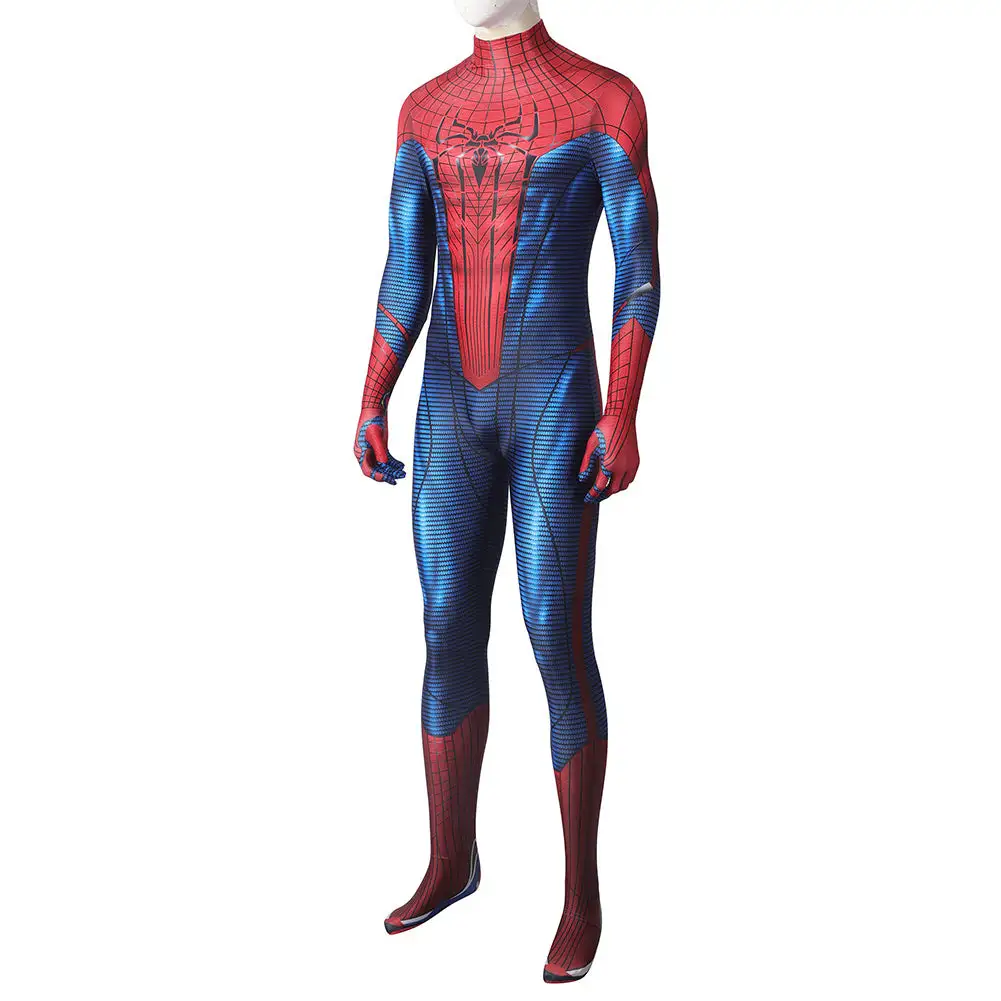Peter Parker Cosplay PS5 The Amazing Spider-Man Kostüm Outfits Halloween Karneval Jumpsuit – Bild 3