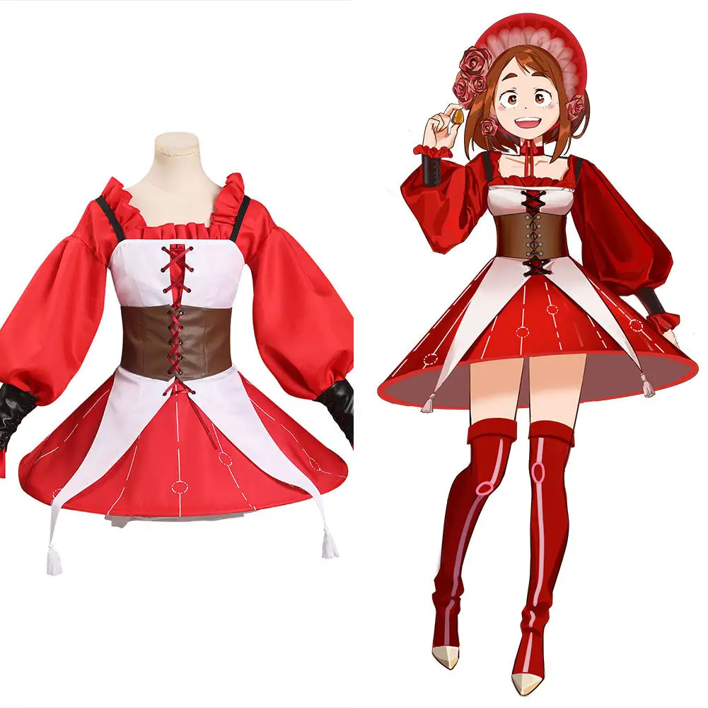 My Hero Academia OCHACO URARAKA Cosplay Kostüm Outfits Halloween Karneval Kleid Cossky®