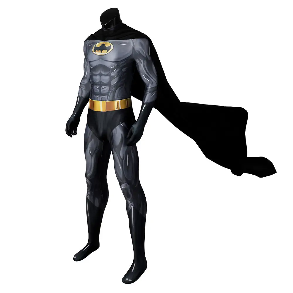 Bruce Wayne Batman Jumpsuit Cosplay Halloween Karneval Outfits – Bild 3