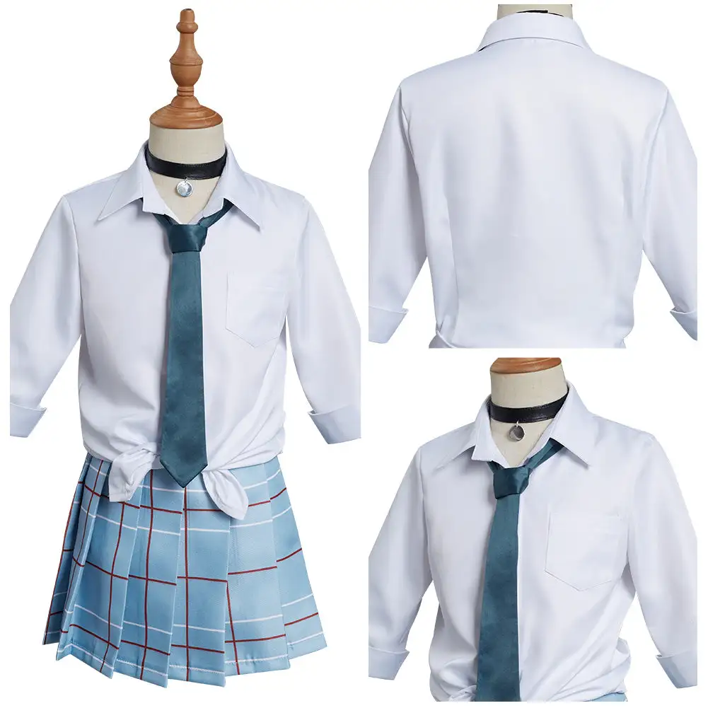 Kinder My Dress-Up Darling Marin Kitagawa Cosplay Kostüm Outfits Halloween Karneval Schuluniform – Bild 9