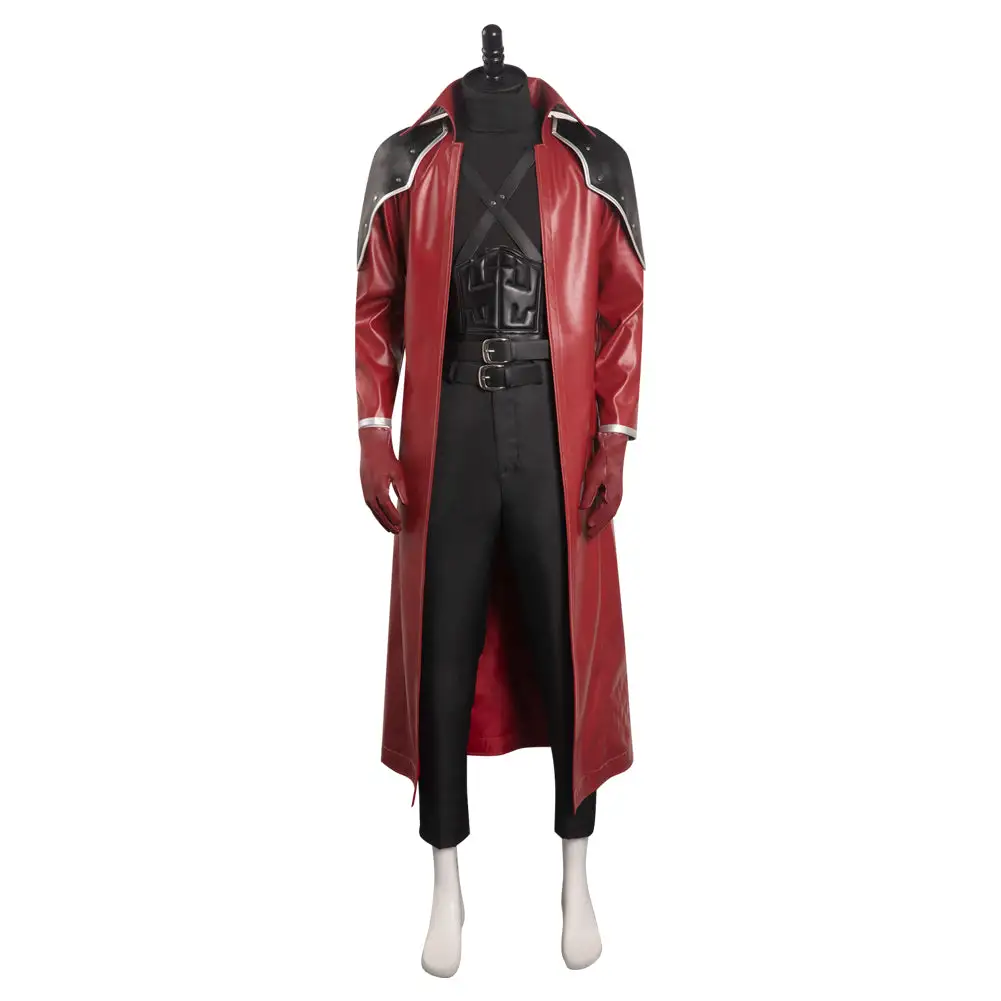 FF7 Crisis Core Genesis·Rhapsodos Cosplay Final Fantasy VII Reunion Kostüm Halloween Karneval Outfits – Bild 2