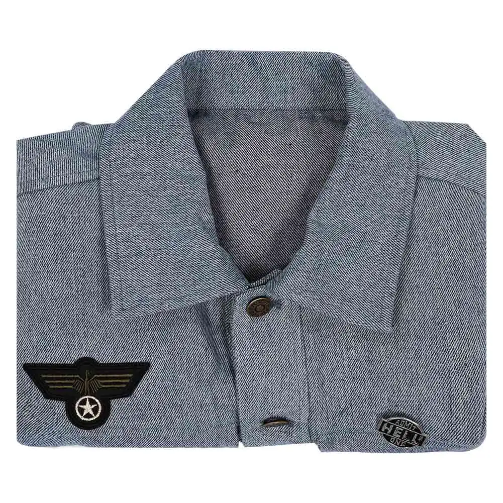 Stranger Things 4 (2022) Steve Harrington Cowboy Outfits Halloween Karneval Weste – Bild 9