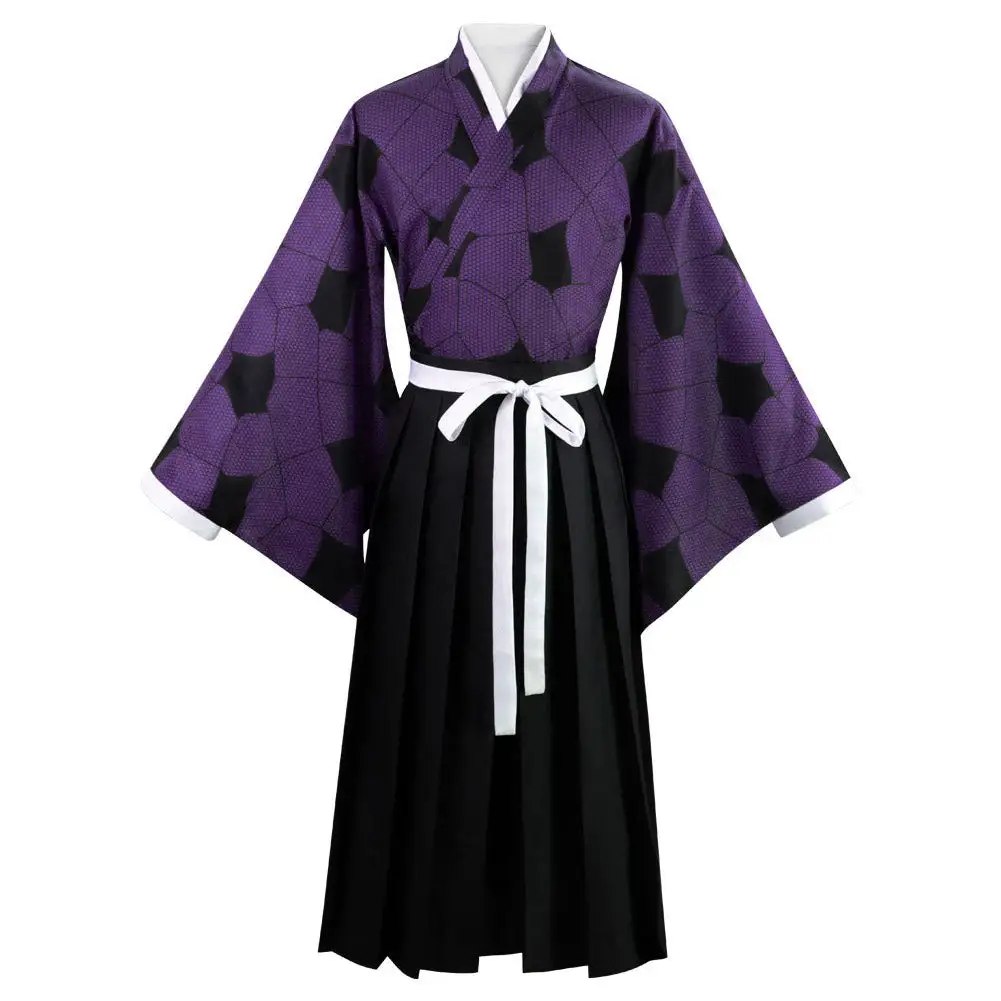 Demon Slayer Kokushibo Kostüm Kimono Cosplay Halloween Karneval Outfits – Bild 2