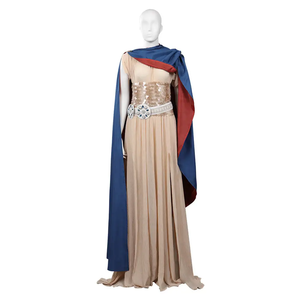 The Lord Of The Rings: The Rings Of Power Cosplay Queen Regent Míriel Kostüm Halloween Karneval Kleid – Bild 2
