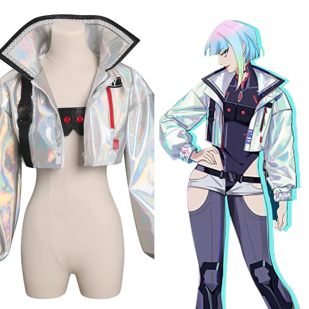 Cyberpunk: Edgerunners Cosplay Lucy Outfits Halloween Karneval Mantel
