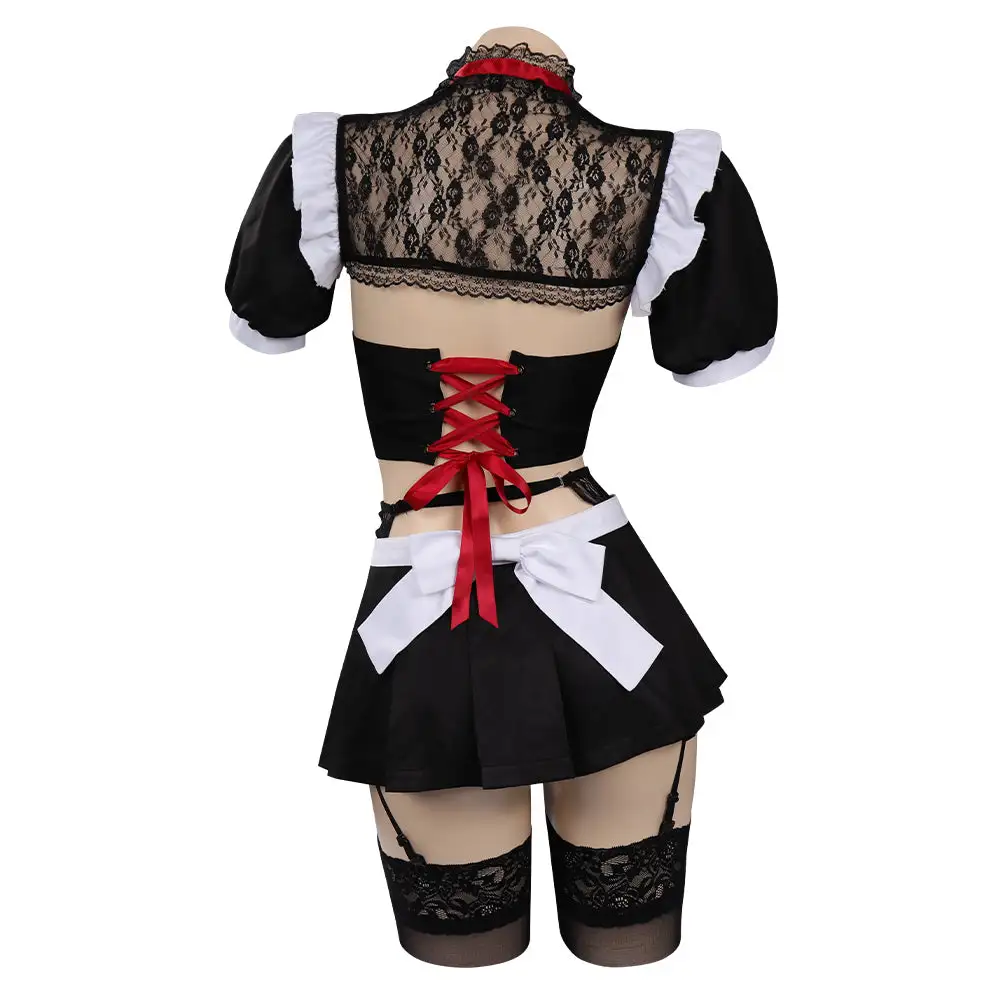 My Dress-Up Darling Kitagawa Marin Cosplay Kostüm Maid Kleid Halloween Karneval Outfits – Bild 4