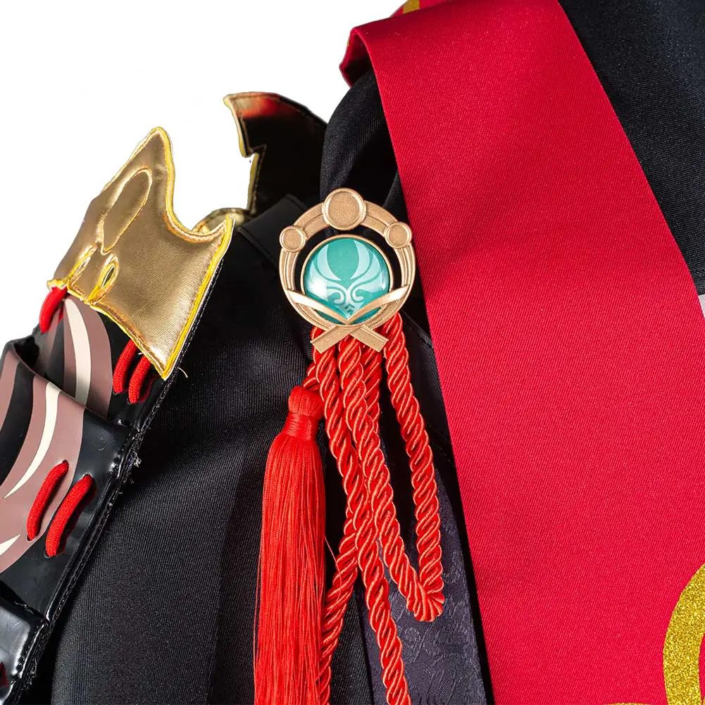 Genshin Impact Kazuha Kostüm Cosplay Halloween Karneval Outfits – Bild 12