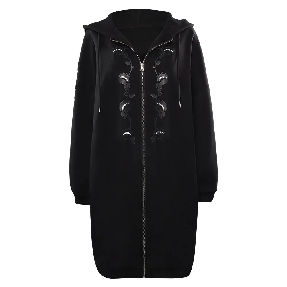 Wednesday Addams Cosplay Wednesday Outfits Halloween Karneval Mantel – Bild 2