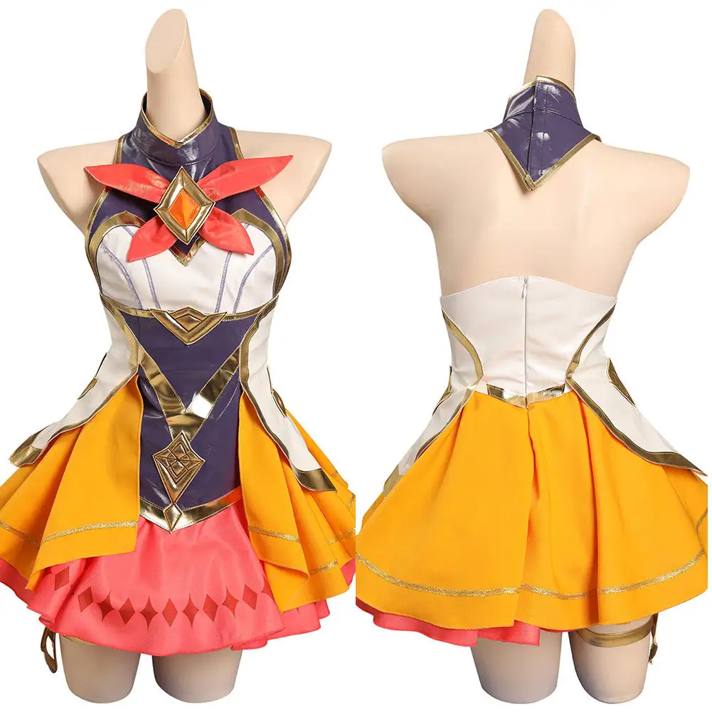League Of Legends Star Guardian Cosplay Seraphine Kostüm Halloween Karneval Kleid – Bild 11