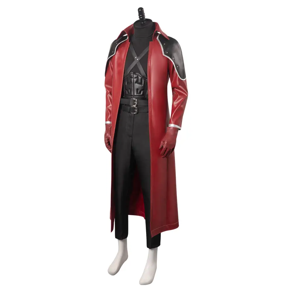 FF7 Crisis Core Genesis·Rhapsodos Cosplay Final Fantasy VII Reunion Kostüm Halloween Karneval Outfits – Bild 3