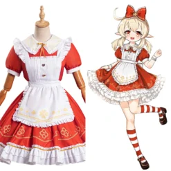 Genshin Impact Alice In Wonderland Alice Cosplay KLEE Kostüm Halloween Karneval Originell Kleid Cossky®