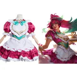 LoL League Of Legends Sivir Dienstmädchen Cosplay Kostüm Halloween Karneval Kleid