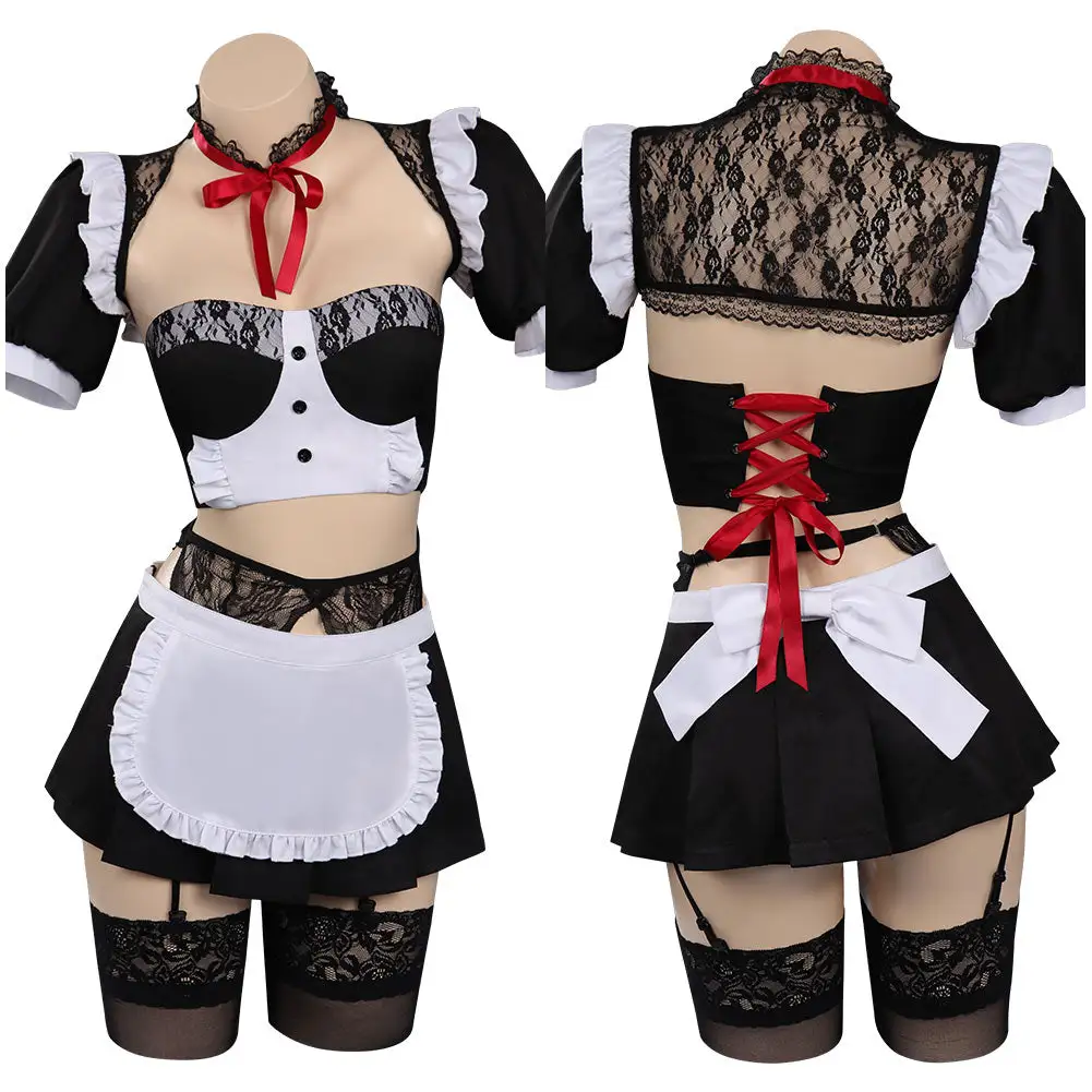 My Dress-Up Darling Kitagawa Marin Cosplay Kostüm Maid Kleid Halloween Karneval Outfits – Bild 15