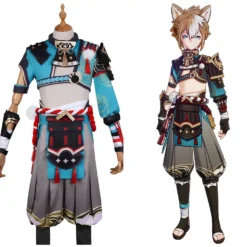 Gorou Genshin Impact Cosplay Kostüme Halloween Karneval Outfits