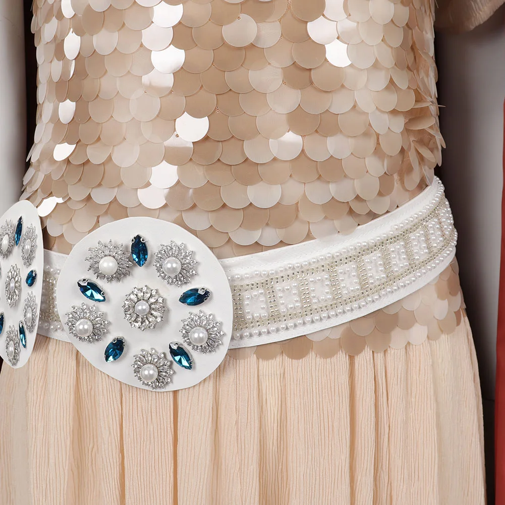 The Lord Of The Rings: The Rings Of Power Cosplay Queen Regent Míriel Kostüm Halloween Karneval Kleid – Bild 7