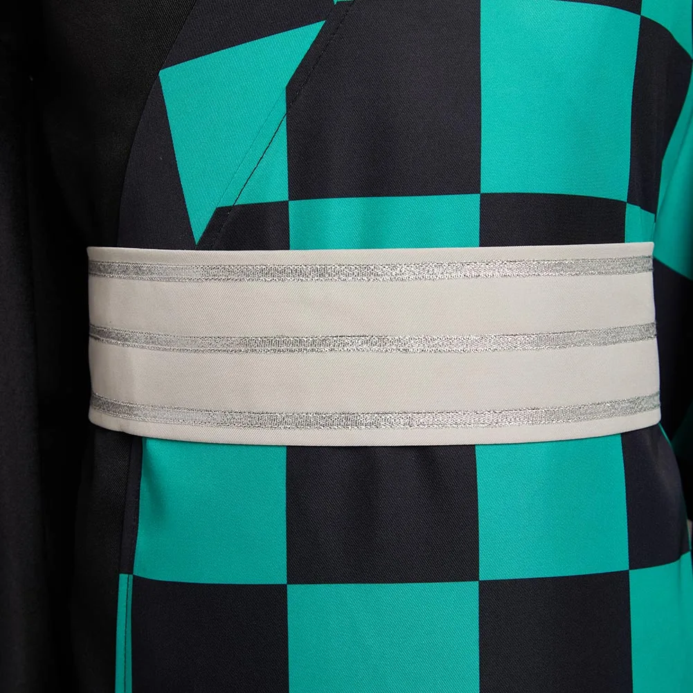 Demon Slayer Kamado Tanjirou Sommer Kimono Halloween Karneval Outfits – Bild 7