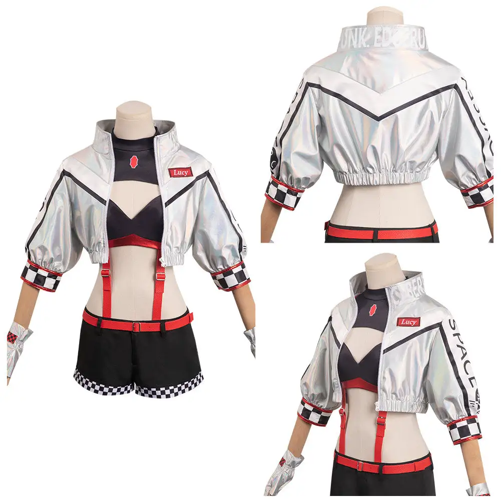 Cyberpunk Edgerunner Lucy Kostüm Halloween Rennanzug Cyberpunk 2077 Cosplay Originelle Outfits Cossky® – Bild 10