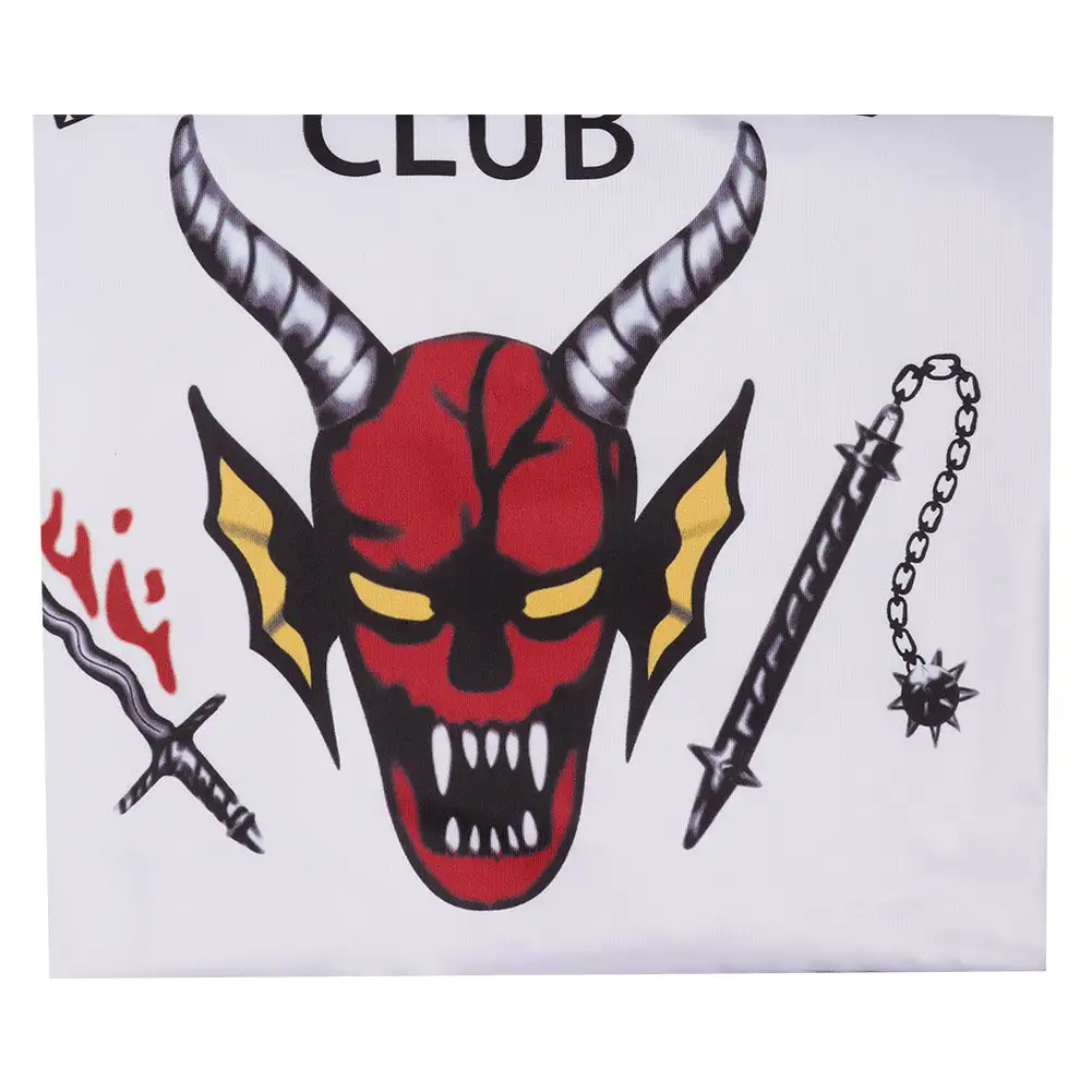 Stranger Things 4 (2022) Hellfire Club Langarm Top Eddie Munson Halloween Karneval T-Shirt – Bild 10