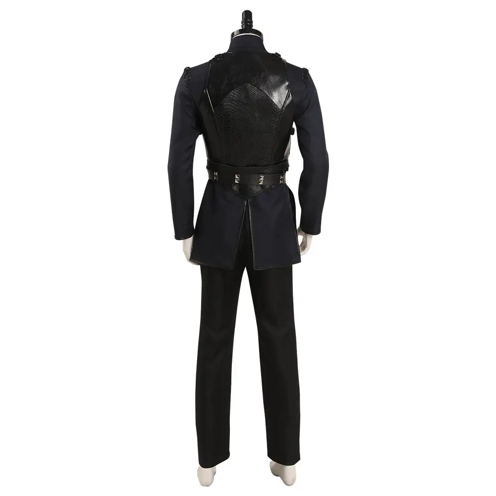 House Of The Dragon Daemon Targaryen Cosplay Kostüm Black Battle Halloween Karneval Outfits – Bild 4