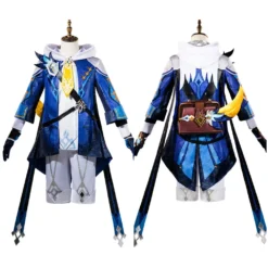 Genshin Impact Cosplay Mika Kostüm Halloween Karneval Outfits