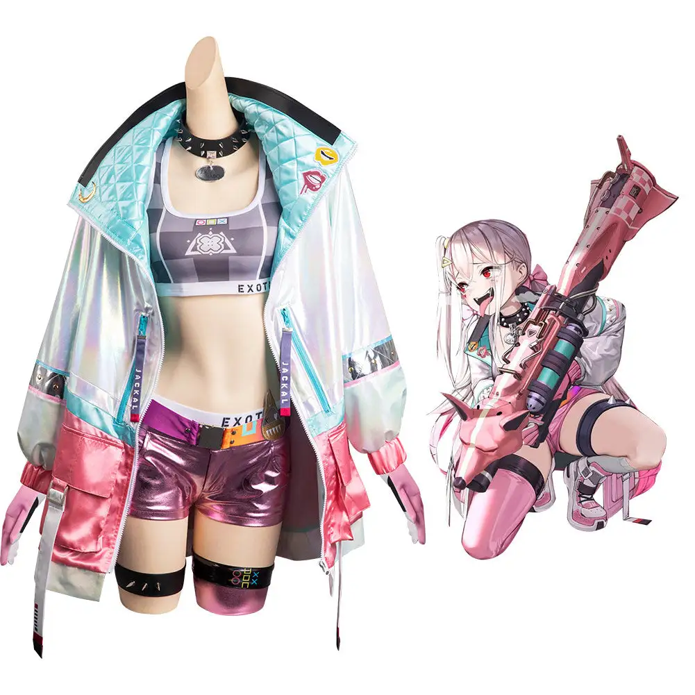 GODDESS OF VICTORY: NIKKE Jackal Kostüm Cosplay Halloween Karneval Outfits