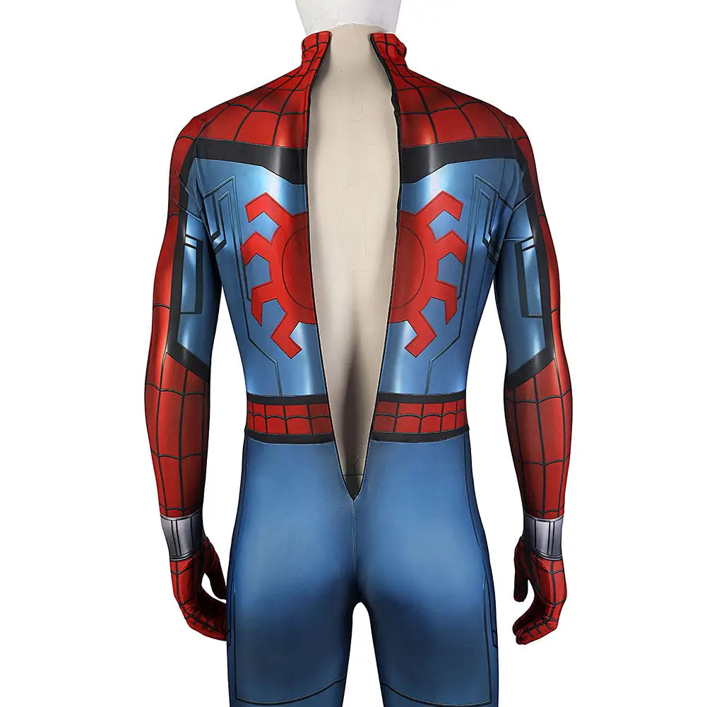 WHAT IF Zombie Hunter Spider Man Cosplay Kostüm Jumpsuit Halloween Karneval Outfits – Bild 6