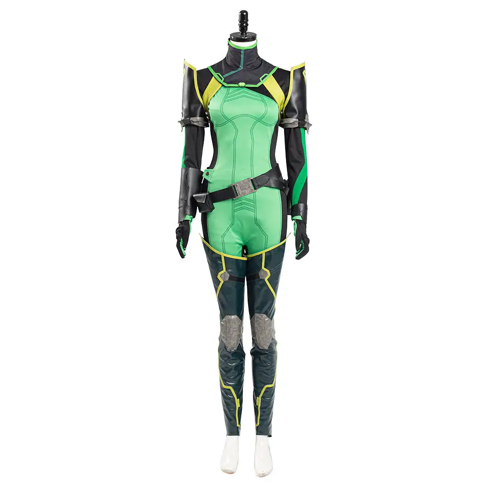 Valorant Controller Viper Damen Jumpsuit Cosplay Halloween Karneval Kostüm – Bild 2