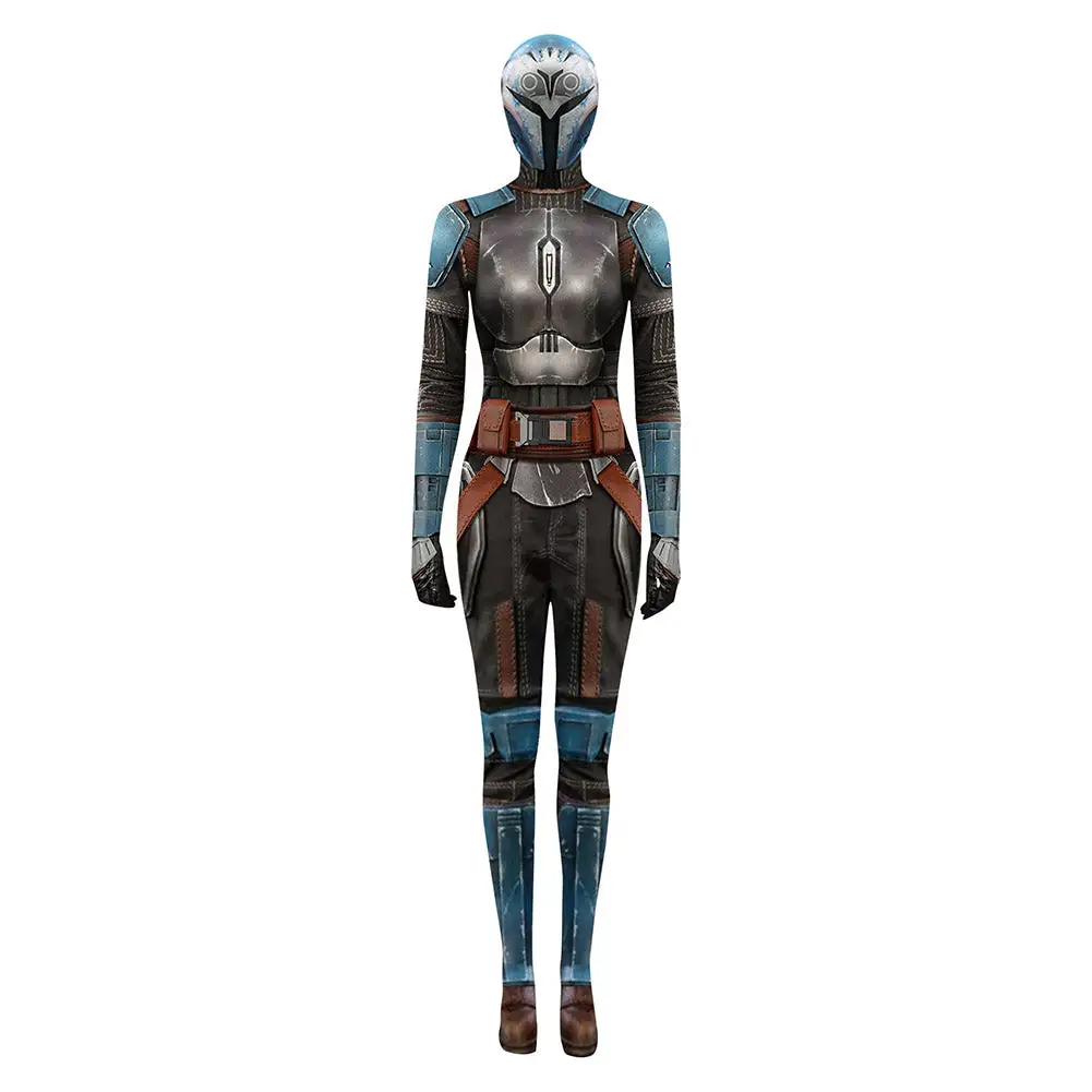 Bo-Katan Kryze Bodysuit Star Wars Cosplay Kostüm Halloween Karneval Outfits – Bild 2