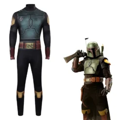Boba Fett The Book Of Boba Fett Cosplay Kostüme Outfits Halloween Karneval Jumpsuit Cossky®