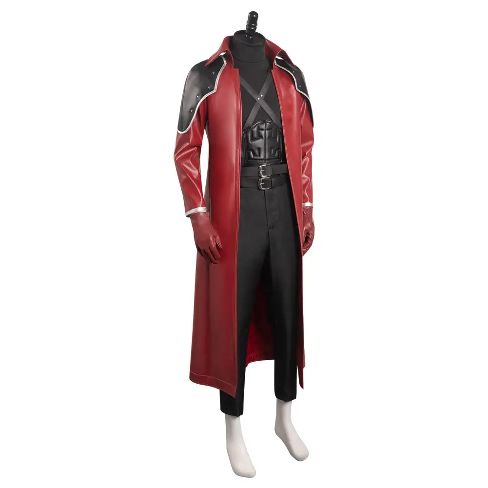 FF7 Crisis Core Genesis·Rhapsodos Cosplay Final Fantasy VII Reunion Kostüm Halloween Karneval Outfits – Bild 5