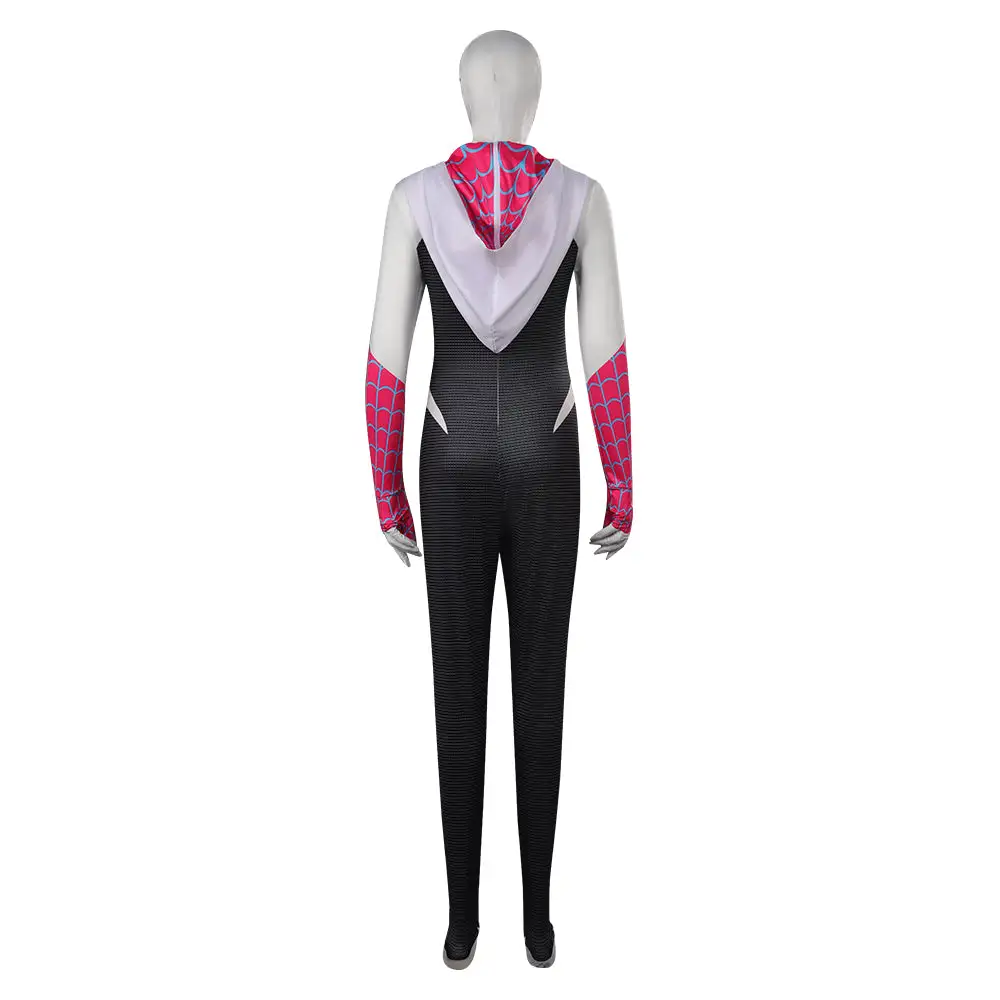 Spider-Man: Across The Spider-Verse Gwen Stacy Overall Halloween Karneval Jumpsuit – Bild 4