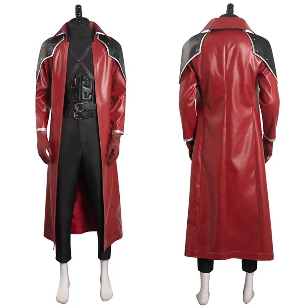 FF7 Crisis Core Genesis·Rhapsodos Cosplay Final Fantasy VII Reunion Kostüm Halloween Karneval Outfits – Bild 11