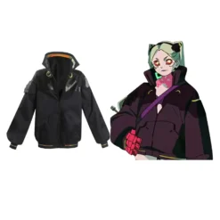 Cyberpunk: Edgerunners Rebecca Cosplay Kostüm Outfits Halloween Karneval Jacke