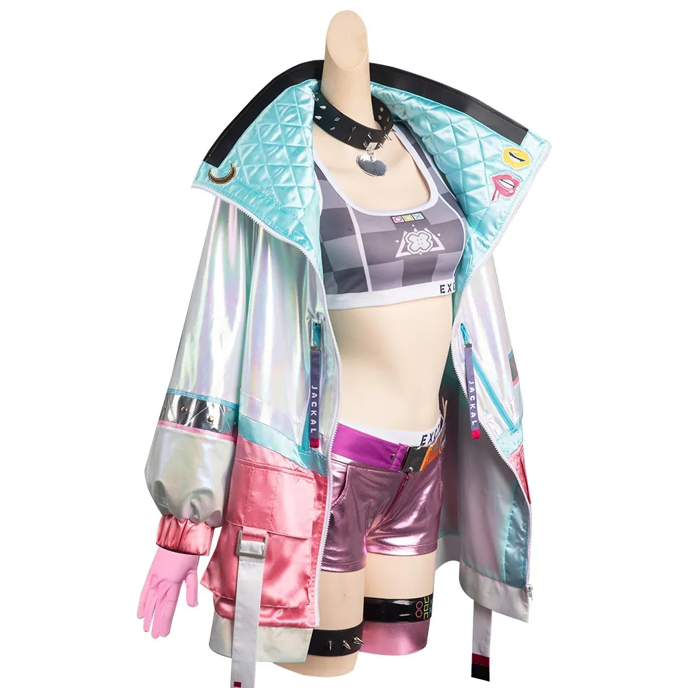 GODDESS OF VICTORY: NIKKE Jackal Kostüm Cosplay Halloween Karneval Outfits – Bild 5