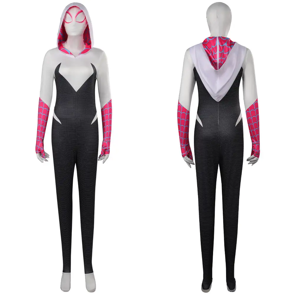 Spider-Man: Across The Spider-Verse Gwen Stacy Overall Halloween Karneval Jumpsuit